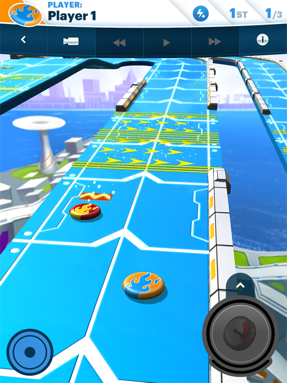 Disc Drivin' 2 screenshot: Force Lightning