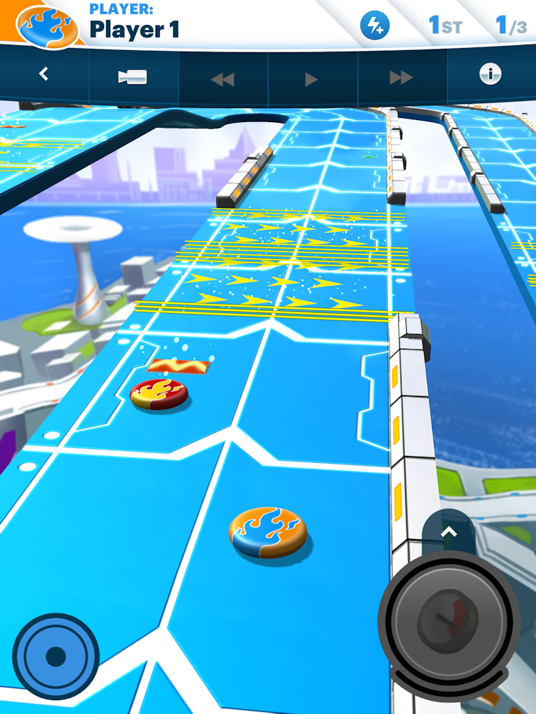 Disc Drivin' 2 screenshot: Force Lightning